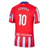 Maillot de Supporter Atlético Madrid Correa 10 Domicile 2024-25 Pour Homme